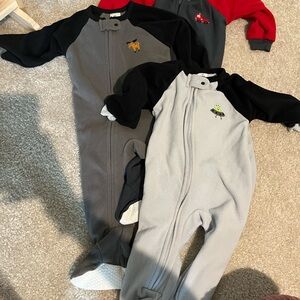 Gray and Black Kids One Piece